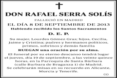 Rafael Serra Solís